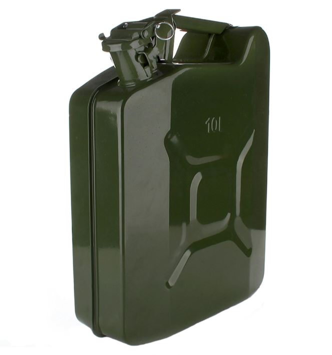 Metal canister 10 l.