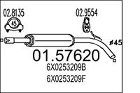 Intermediate muffler