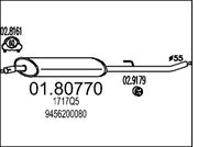 Intermediate muffler