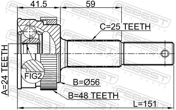 Set of hinges, drive shaft