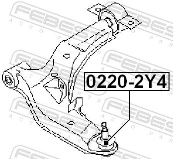 Lower/upper ball joint