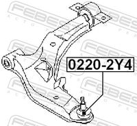 Lower/upper ball joint