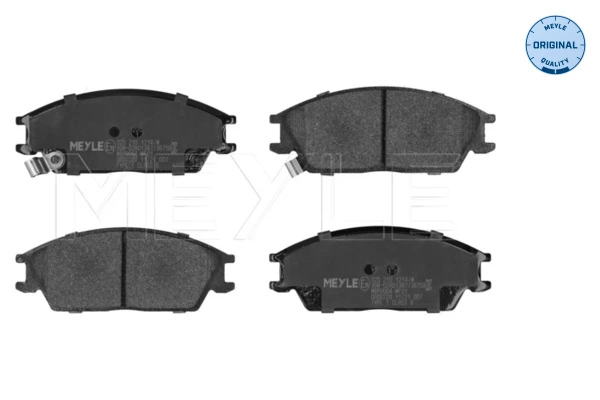 Комплект тормозных колодок, дисковый тормоз MEYLE-ORIGINAL: True to OE.