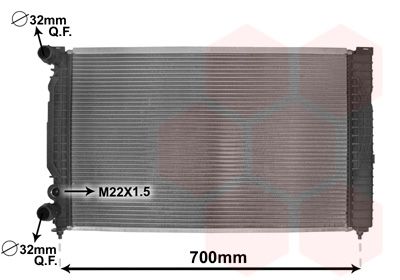 Radiator, engine cooling system