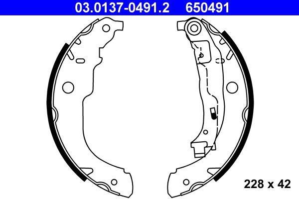 A set of brake pads