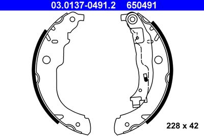 A set of brake pads