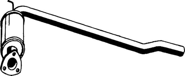 Intermediate muffler