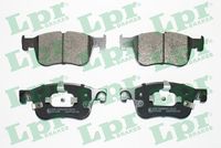 Set of brake linings, disc brake