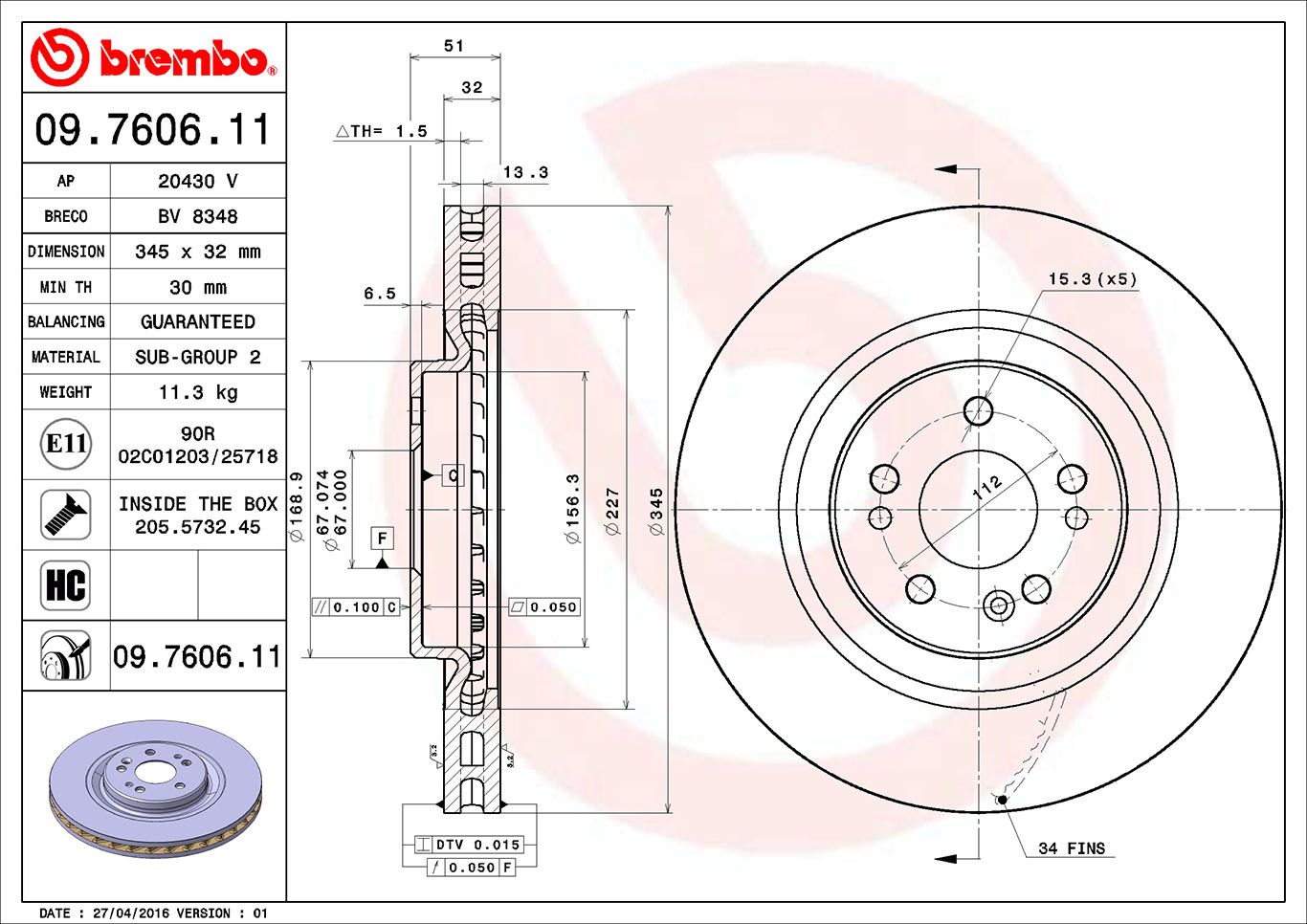 Brake disc