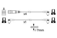 A set of high voltage wires