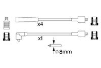 A set of high voltage wires