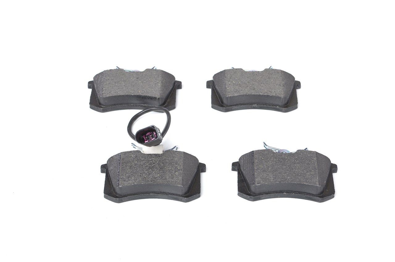 Set of brake linings, disc brake