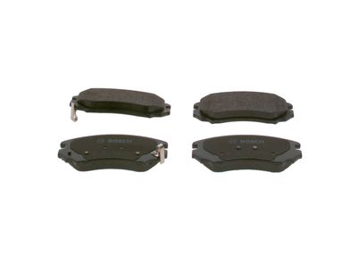 Set of brake linings, disc brake