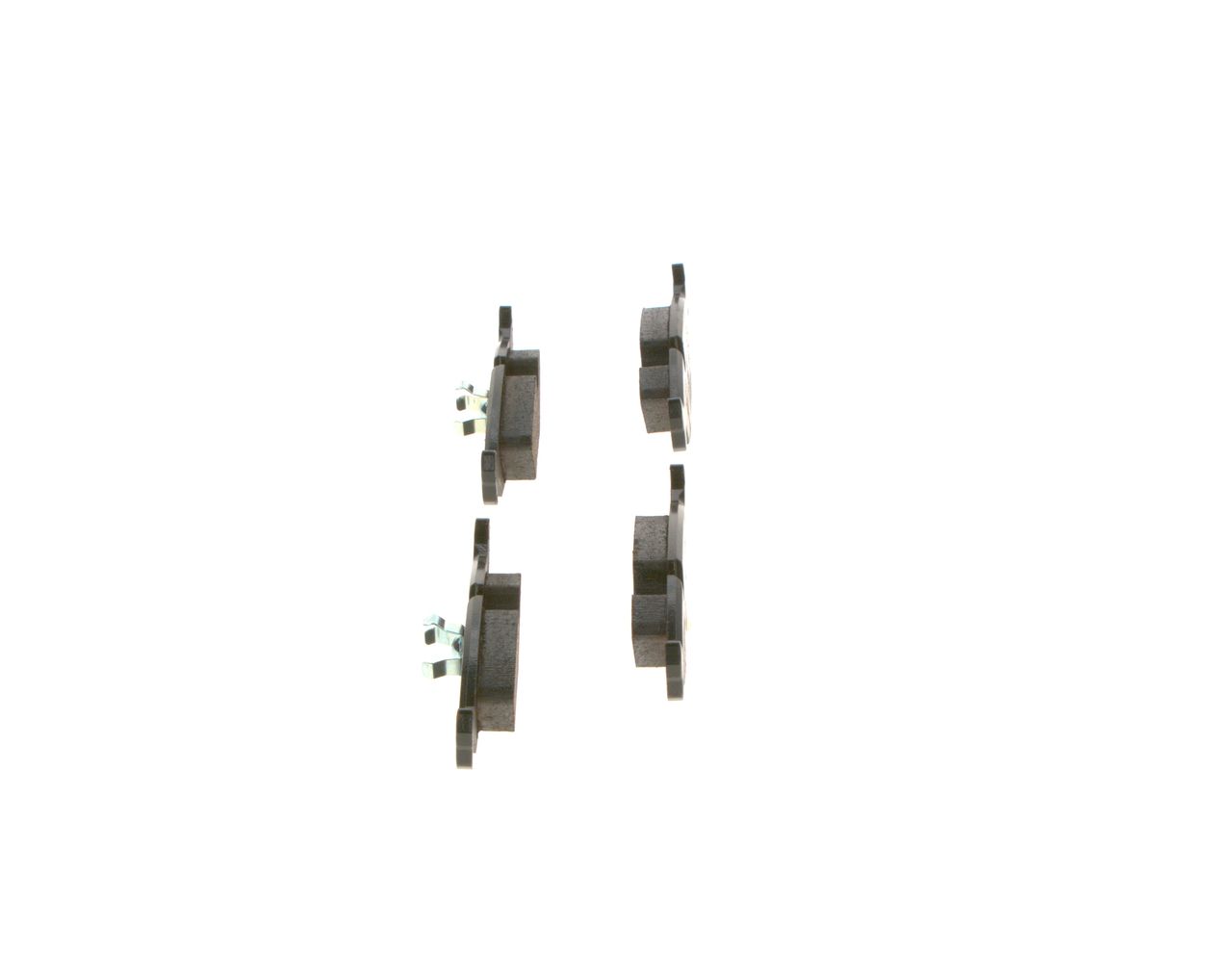 Set of brake linings, disc brake