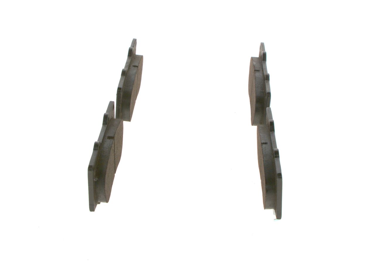 Set of brake linings, disc brake