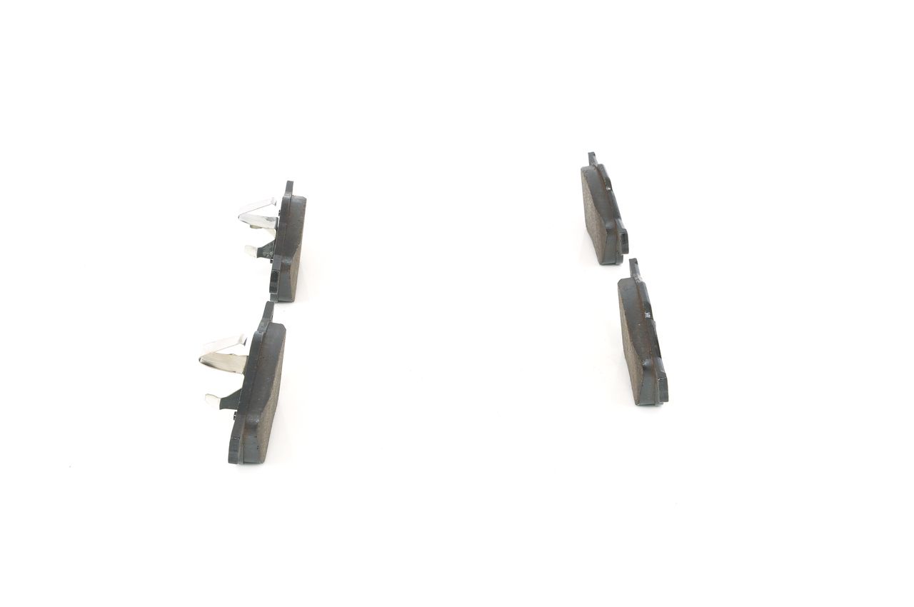 Set of brake linings, disc brake