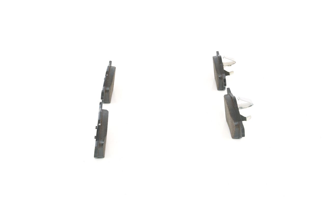 Set of brake linings, disc brake