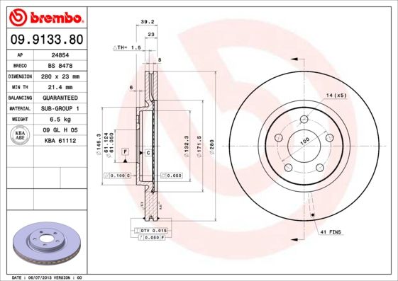 Brake disc