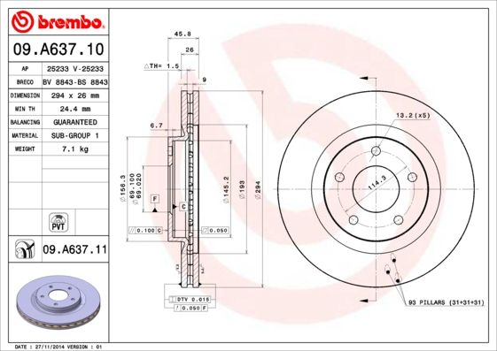 Brake disc