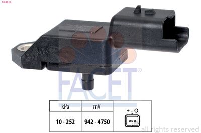 Air pressure sensor, height adjustment