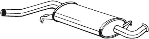 Intermediate muffler