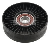 Deflector/guide roller, poly-V belt