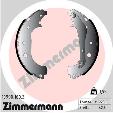 A set of brake pads