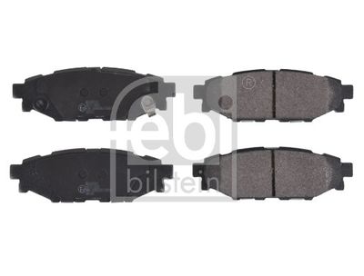 Set of brake linings, disc brake