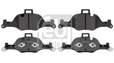 Set of brake linings, disc brake