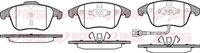 Set of brake linings, disc brake