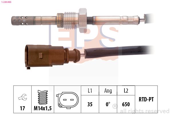 Exhaust gas temperature sensor