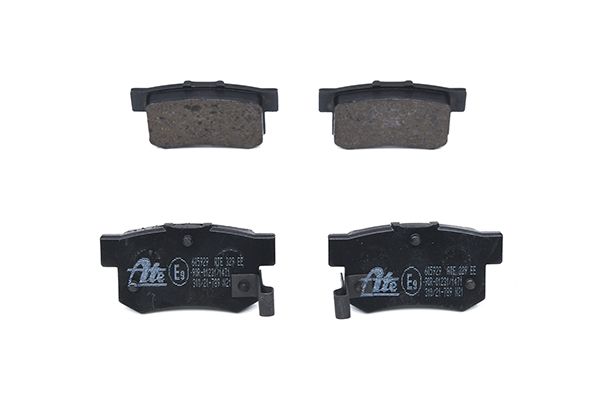 Set of brake linings, disc brake