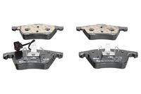 Set of brake linings, disc brake