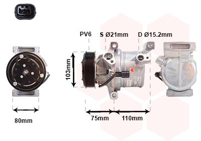 Compressor, air conditioning system