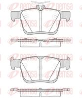 Set of brake linings, disc brake