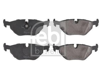 Set of brake linings, disc brake