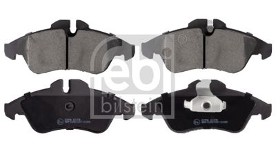 Set of brake linings, disc brake