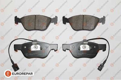 Set of brake linings, disc brake