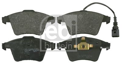 Set of brake linings, disc brake