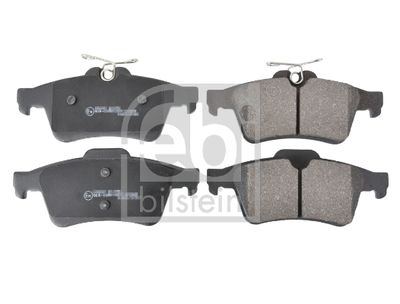 Set of brake linings, disc brake