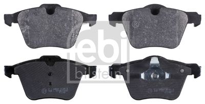 Set of brake linings, disc brake