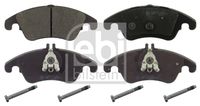 Set of brake linings, disc brake