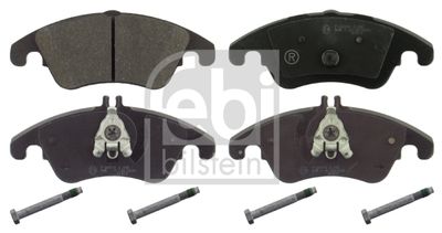 Set of brake linings, disc brake