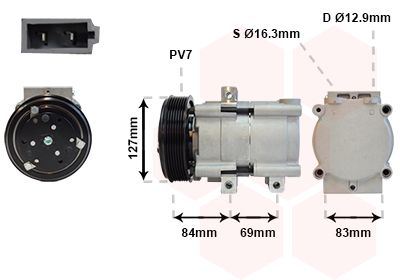 Compressor, air conditioning system