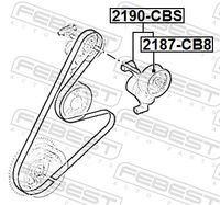 Tension roller, toothed belt