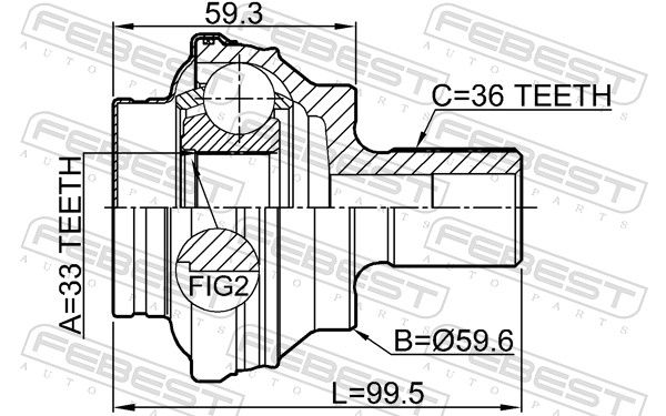 Set of hinges, drive shaft