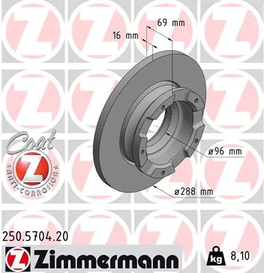 Тормозной диск COAT Z