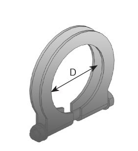 Clamping element, HV removal system