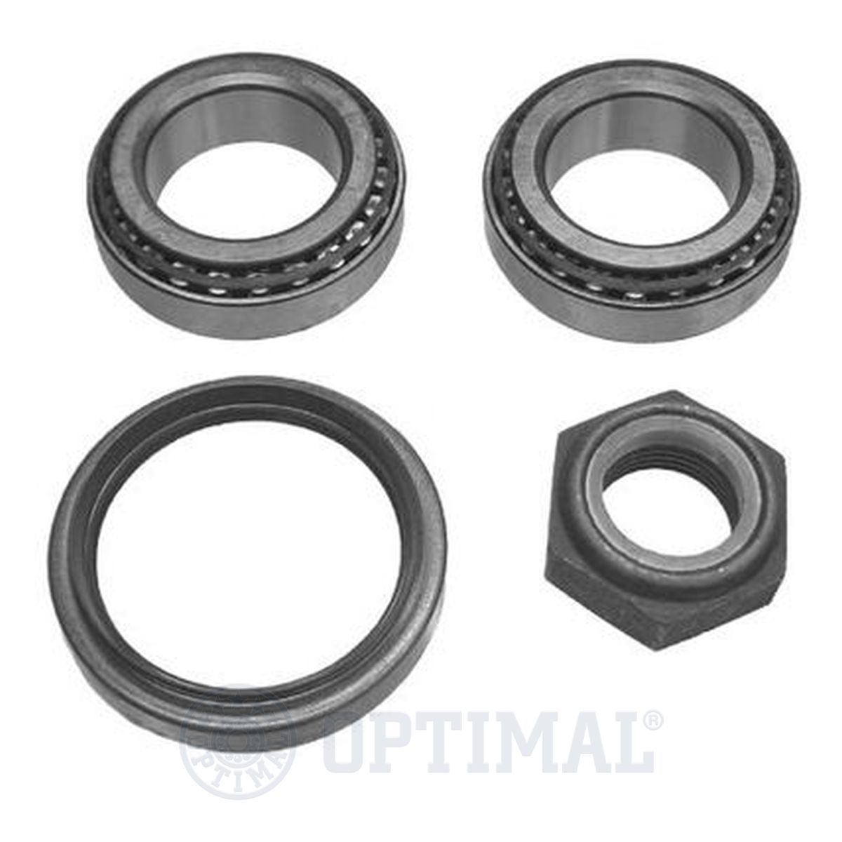 A set of wheel bearings