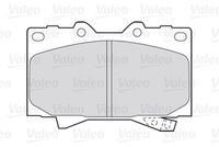 Set of brake linings, disc brake